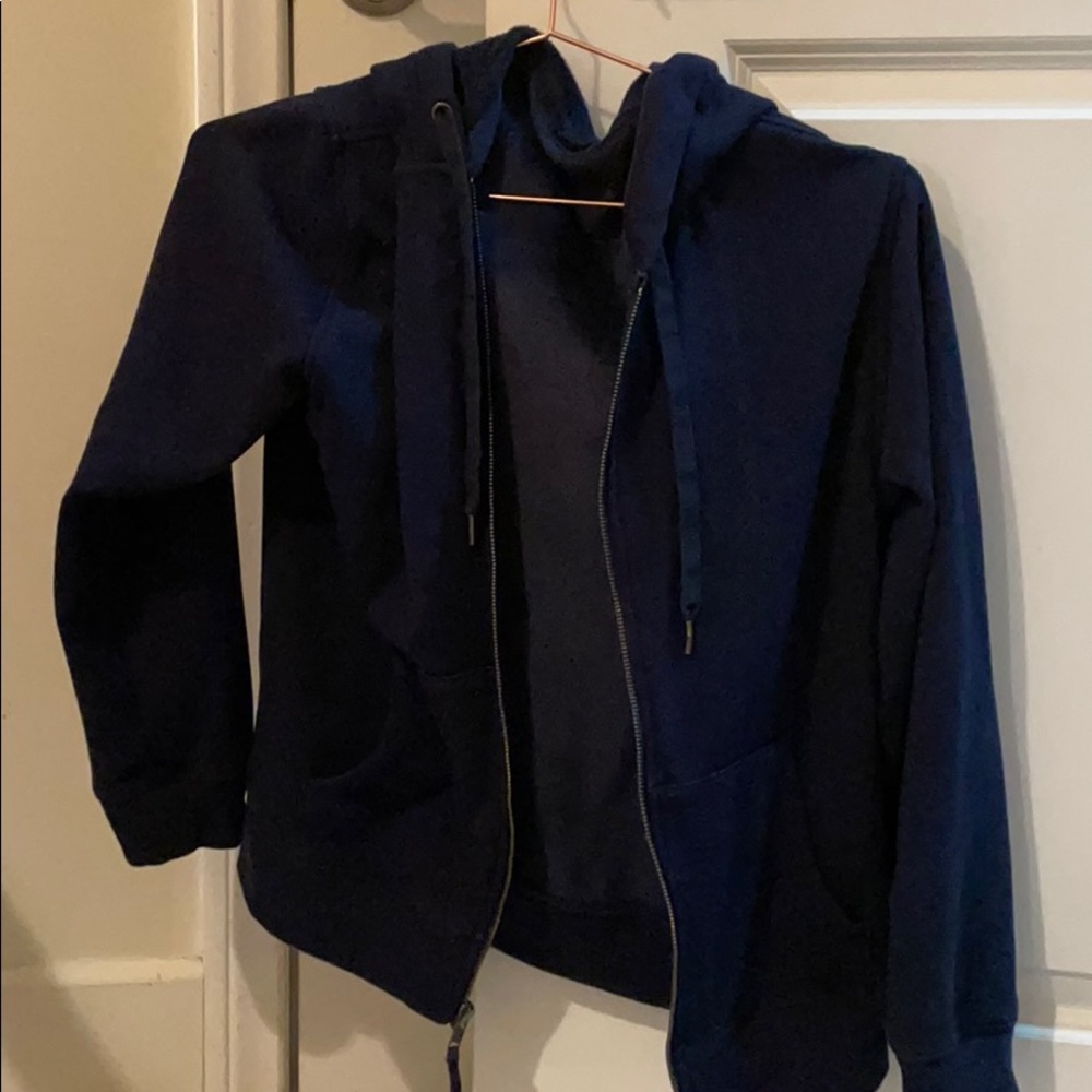 J Crew fleece lined hoodie